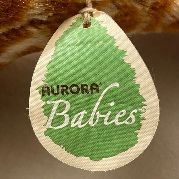 Aurora Babies Giraffe Plush Stuffed Animal Toy Brown Spotted Zoo Pal Kids - Picture 8 of 8